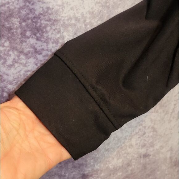 Mens Long Sleeve Black Tee - Picture 8 of 10